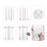 NNEAGS 2X 360 Degree Rotating Makeup Organiser Cosmetics Holder Display Stand Skincare Home Decor