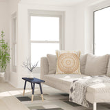 NNEAGS 50cm Pillow Cover Moon Decor Cotton Decorative Throw Pillow