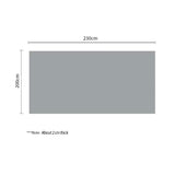NNEAGS 2X Grey Throw Blanket Warm Cozy Double Sided Thick Flannel Coverlet Fleece Bed Sofa Comforter