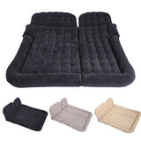 NNEAGS 2X Black Inflatable Car Boot Mattress Portable Camping Air Bed Travel Sleeping Essentials