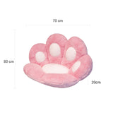 NNEAGS Pink Paw Shape Cushion Warm Lazy Sofa Decorative Pillow Backseat Plush Mat Home Decor