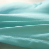 NNEAGS 2X 180cm Light Blue Princess Bed Pillow Headboard Backrest Bedside Tatami Sofa Cushion with Ruffle Lace Home Decor