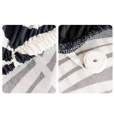 NNEAGS 1-Seater Leaf Design Sofa Cover Couch Protector High Stretch Lounge Slipcover Home Decor