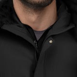 NNEAGS abbee Black 2XL Winter Fur Hooded Thick Overcoat Jacket Stylish Lightweight Quilted Warm Puffer Coat