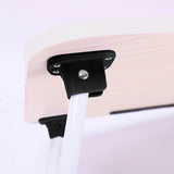 NNEAGS Pink Portable Bed Table Adjustable Foldable Bed Sofa Study Table Laptop Mini Desk Breakfast Tray Home Decor