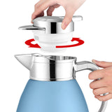 NNEAGS 1.8L Blue Color 3-Layer Vacuum Insulated Stainless Steel Flask  Ideal for Home and Office