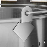 NNEAGS 130L 18/10 Stainless Steel Stockpot with Perforated Stock pot Basket Pasta Strainer