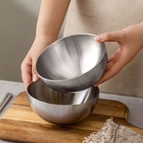 NNEAGS 15cm Elegant Silver Salad Bowl with Model 201 A Versatile Kitchen Essential