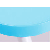 NNEAGS 2X Blue Portable Bed Table Adjustable Foldable Bed Sofa Study Table Laptop Mini Desk with Notebook Stand Card Slot Holder Home Decor