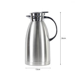 NNEAGS 2X 2.3L Stainless Steel Kettle Insulated Vacuum Flask Water Coffee Jug Thermal