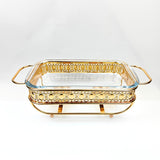NNEAGS 1.5L Lace Dining Stove Cooking Appliance with Gold Color Kitchen Essential