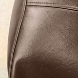 NNEAGS 2X 40cm Premium Leather Pillow with Soft EPP Particle Insert for Ultimate Comfort Home Decor