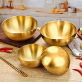 NNEAGS 15cm Gold Salad Bowl with Model 201 Elegant and Durable Kitchen Essential