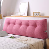 NNEAGS 180cm Pink Triangular Wedge Bed Pillow Headboard Backrest Bedside Tatami Cushion Home Decor