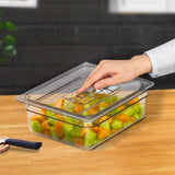 NNEAGS Clear Gastronorm 1/2 GN Lid Food Tray Top Cover