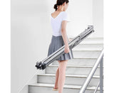 NNEAGS 2X 2.4m Portable Standing Clothes Drying Rack Foldable Space-Saving Laundry Holder Indoor Outdoor