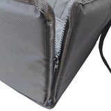 NNEAGS 2X Grey Car Pet Sitting Bag Breathable Safety Travel Portable Carrier Pouch Travel Essentials