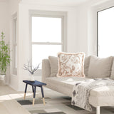 NNEAGS 50cm Light Luxury French Style Printed Plush Pillow Set Throw Pillow