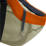 NNEAGS 2X Orange Pet Carrier Bag Breathable Net Mesh Tote Pouch Dog Cat Travel Essentials
