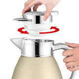NNEAGS 2.3L Gold Color 3-Layer Vacuum Insulated Stainless Steel Flask  Ideal for Home and office