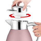 NNEAGS 1.8L Rose Color 3-Layer Vacuum Insulated Stainless Steel Flask  Ideal for Home and Office