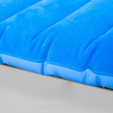 NNEAGS Blue Stripe Inflatable Car Mattress Portable Camping Rest Air Bed Travel Compact Sleeping Kit Essentials