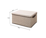 NNEAGS 2X Small Beige Non-Woven Diamond Quilt Grid Fabric Storage/ Organizer Box