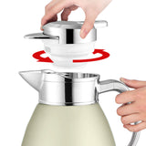 NNEAGS 1.8L GoldColor 3-Layer Vacuum Insulated Stainless Steel Flask  Ideal for Home and Office
