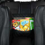 NNEAGS 4X Black Leather Car Storage Portable Hanging Organizer Backseat Multi-Purpose Interior Accessories Bag