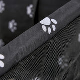 NNEAGS Waterproof Pet Booster Car Seat Breathable Mesh Safety Travel Portable Dog Carrier Bag Black