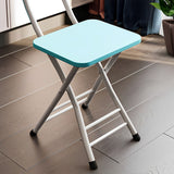 NNEAGS Blue Foldable Chair Space Saving Lightweight Portable Stylish Seat Home Decor Set of 2