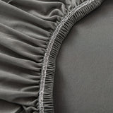 NNEAGS 2-Seater Grey Sofa Cover Couch Protector High Stretch Lounge Slipcover Home Decor