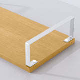 NNEAGS 2X 40cm Wood Computer Monitor Elevated Stand Desktop Support Station Rack