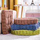 NNEAGS 2X Coffee Square Cushion Soft Leaning Plush Backrest Throw Seat Pillow Home Office Decor