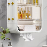 NNEAGS White Multi Tier Cosmetic Storage Rack Bathroom Vanity Tray Display Stand Organiser