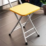 NNEAGS Yellow Foldable Chair Space Saving Lightweight Portable Stylish Seat Home Decor