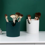 NNEAGS Green Cosmetic Jewelry Storage Organiser Set Makeup Brush Lipstick Skincare Holder Jewelry Storage Box with Handle