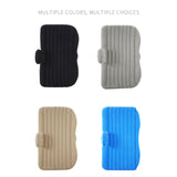 NNEAGS Blue Stripe Inflatable Car Mattress Portable Camping Rest Air Bed Travel Compact Sleeping Kit Essentials