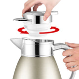 NNEAGS 1.8LSilver Double-Wall vacuum with 2 layers stainless steel Construction Thermal Flask