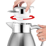 NNEAGS 2X 2.3L Silver Double-Wall vacuum with 2 layers stainless steel Construction Thermal Flask