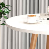 NNEAGS 2X 60x72cm White Small Side Coffee Table Living Room Balcony Home D?cor Style