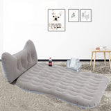 NNEAGS 2X Grey Honeycomb Inflatable Car Mattress Portable Camping Air Bed Travel Sleeping Kit Essentials