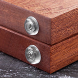 NNEAGS 2X 50cm Rectangular Wooden Ebony Butcher Block Non-slip Chopping Food Serving Tray Charcuterie Board