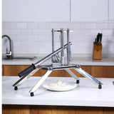 NNEAGS Commercial Potato French Fry Fruit Vegetable Cutter Stainless Steel 3 Blades