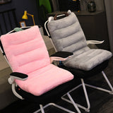 NNEAGS Pink One Piece Strawberry Cushion Office Sedentary Butt Mat Back Waist Chair Support Home Decor