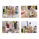 NNEAGS 2X 360 Degree Rotating Makeup Organiser Cosmetics Holder Display Stand Skincare Home Decor