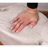 NNEAGS Beige Children Bench Elephant Character Round Ottoman Stool Soft Small Comfy Seat Home Decor