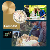 NNETM 14-in-1 Camping Survival Kit with Magnesium Rod