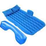 NNEAGS Blue Ripple Inflatable Car Mattress Portable Camping Air Bed Travel Sleeping Kit Essentials