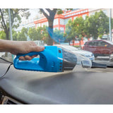 NNEAGS Portable Camping Car Set Inflatable Air Bed Mattress Storage Organizer Handheld Vacuum Blue